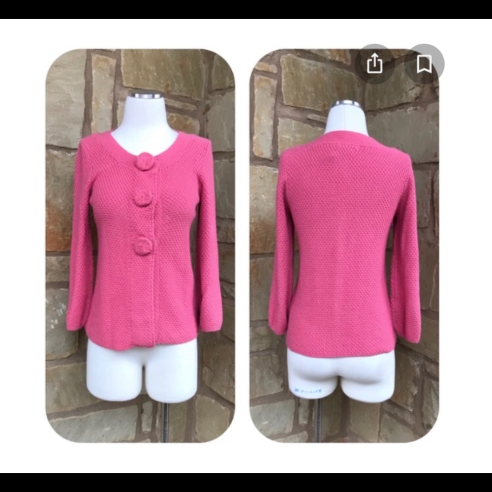 Boden Big Button Knit Cardigan size 14